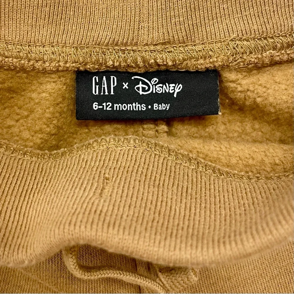 Gap x Disney Mickey Mouse 2 Piece Set Boys 6-12M Girls Sweatsuit Acorn Brown